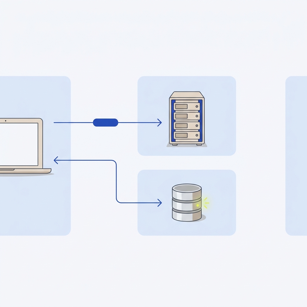 Diagram of a request token and a stored response